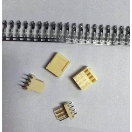 Free Shipping 50 sets KF2510-4pin 2.54mm Pitch Terminal / Housing / Pin Header Connector Adaptor KF2510-4P Kits