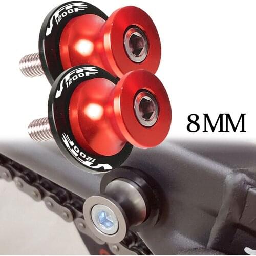 Motorcycle Swingarm Slider Spools 8mm Stand Screws Cover FOR HONDA VFR1200F VFR 1200F VFR1200 F 2010 2011 2012 2013 2014 2015-16