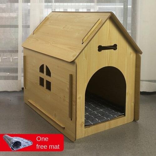 Doghouse, all seasons, summer house type doghouse, indoor and outdoor dog cage, small dog Teddy doghouse, washable