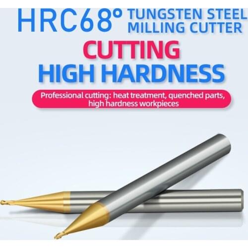 Miscro Milling Cutter Alloy Coating Tungsten Steel Tool Cnc Maching Small Diameter Endmill Face Cutter Kit Milling Machine Tools