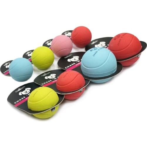 CAITEC Dog Toys Soft Rubbber Bouncing Ball Floatable Pet Toys Best for Tossing Chasing Suitable for Small to Large Dogs 3 Sizes