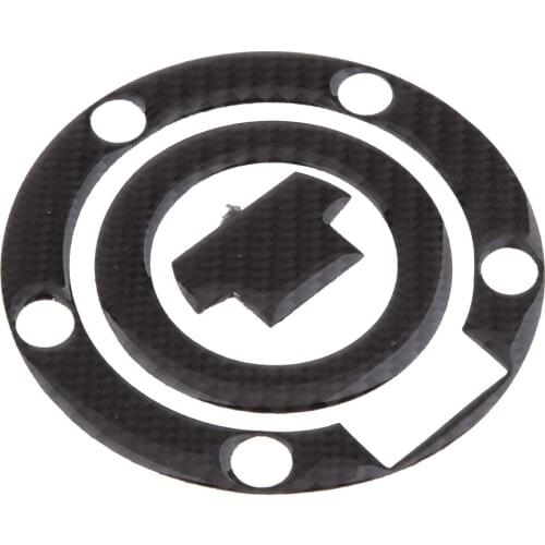 Carbon Fiber Gas Tank Fuel Cap Cover Protection Pad Guard for Yamaha R1/R6