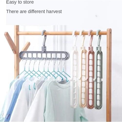Multifunctional hanger household balcony wardrobe magic storage rotating clothes non-slip drying rack hangers for clothes