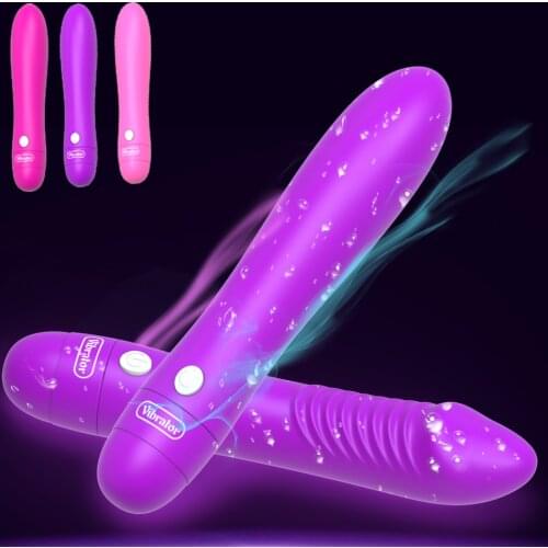 YEMA Multi-Speed Stick Dildo Vibrator Powerful Adult Sex Toys Machine for Women G Spot Vagina Stimulator Clitoris