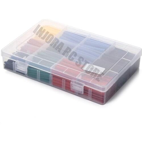 Multi-size Insulated Heat Shrink Tubing with Box 560Pcs/set for 1/10 RC Crawler Motor ESC Soldering RC Model