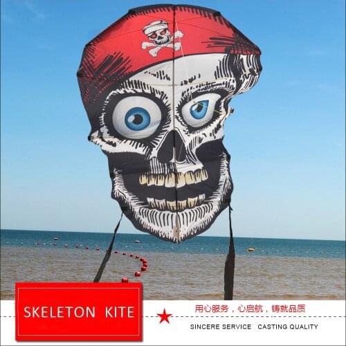 New arrival swinging private Skeleton kite for kids children audlts outdoor single line modern kite
