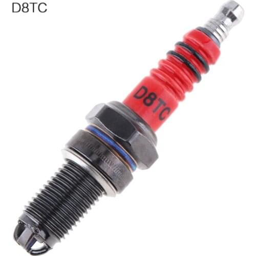 Paquete de 2 bujías de 3 electrodos de carrera A7tc para 50cc 110cc 125cc 150cc Dirt Bike Go Kart for Piaggio motorcycle