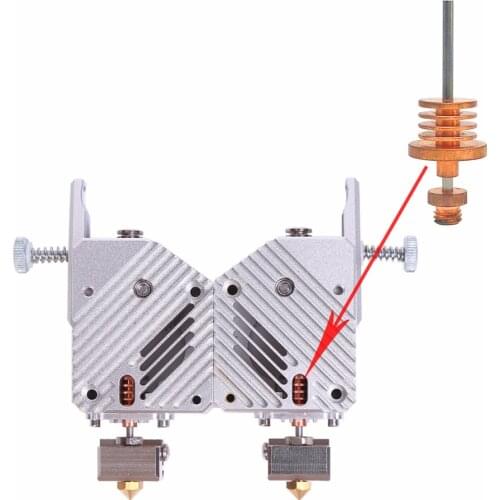 All Metal BMG Extruder Heat break For Ender 3 CR10 Prusa I3 MK3S Alfawise Bmg Extruder High Tempreture printer head adapter