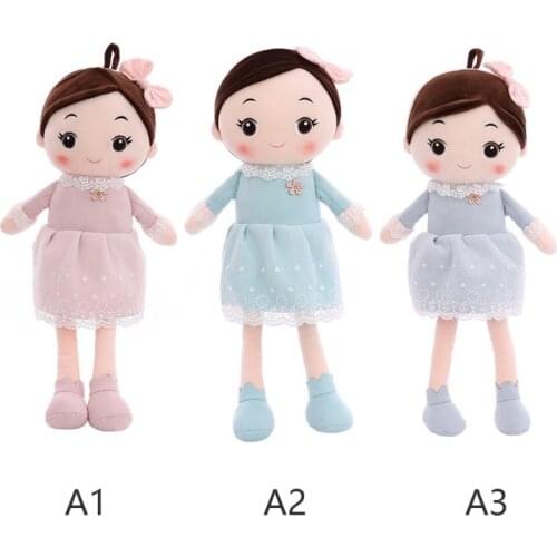 Christmas Gifts Cartoon Princess Doll Plush Toy Stuffed Soft Appease Toys Lovely For Kids 0-12Y