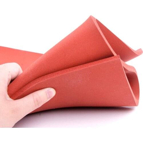 Silicone Foam Sheet 500x500mm Laminating Machine Silicone Pad Soft Foam Board High Temperature Resistant Thickness 3/5/8mm