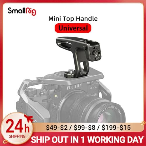 SmallRig Camera Cage Mini Top Handle for Light-weight Cameras With 1/4”-20 Screws HTS2756