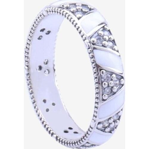 Original 925 Sterling Silver Pan Ring Crown Exotic Style With Crystal Cz Ring For Women Wedding Party Gift Fashion Jewelry