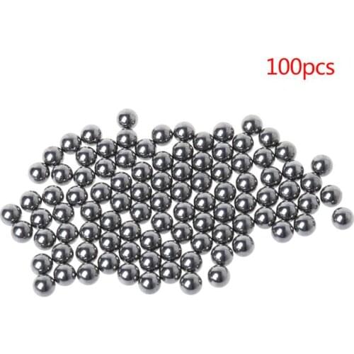 1 Bag Slingshot Steel Bead 4/5.5mm Beads Professional Tactical Catapult Outdoor Hunting Shooting Powerful 100pcs Supplies
