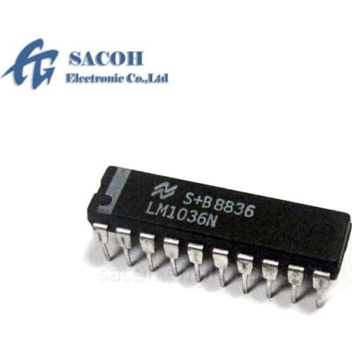 2PCS/lot New OriginaI LM1036N LM1036 or LM1036MX LM1036M or LM1035N or LM1037N LM1038N LM1031 DIP-20 Dual DC Operated Tone