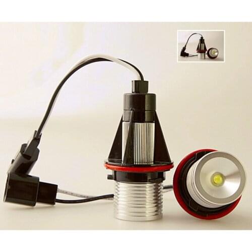 2X LED Angel Eyes Marker Car Headlight Accessorie Lights Bulbs For BMW E39 E53 E60 E61 E63 E64 E65 E66 E87 525i 530i xi 545i M5