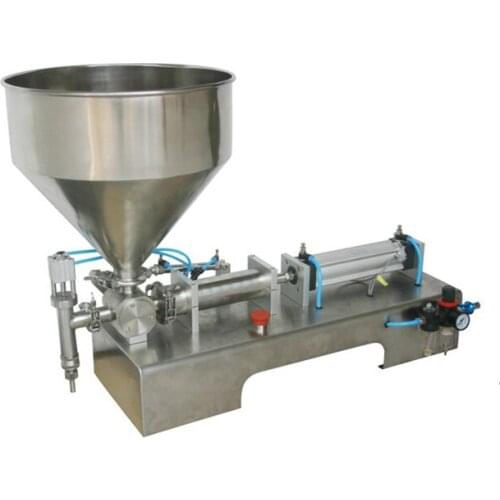 50-500ML Pneumatic Pasty Food Filling Machine Sticky Pasty Filler Stainless SS304,hot Sauce Bottling Equipment,beverage Packer