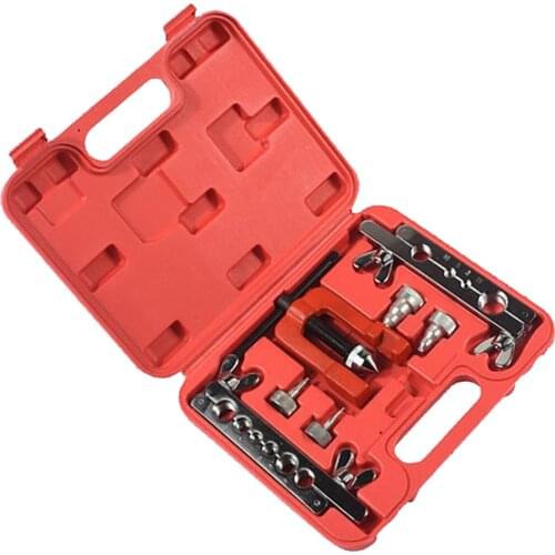 7Pcs Flaring and Swaging Tool Kit Flares OD Soft Refrigeration Copper Tubing
