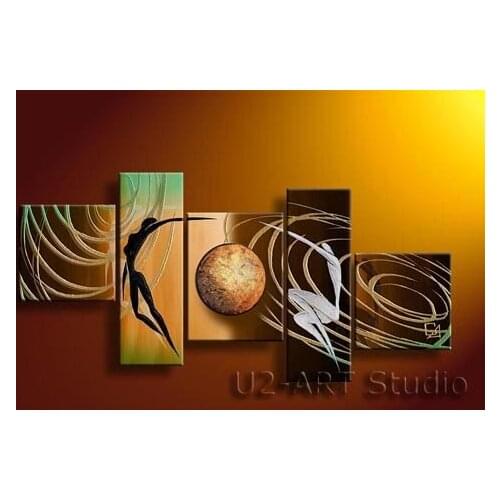 Abstract Group painting,ornament,modern art,decoration,hand oil painting GP47