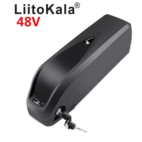 LiitoKala 48V 10Ah 12Ah 15Ah 20Ah Electric Bike Battery Hailong 18650 Cells Pack Powerful Bicycle Lithium Battery USB Port