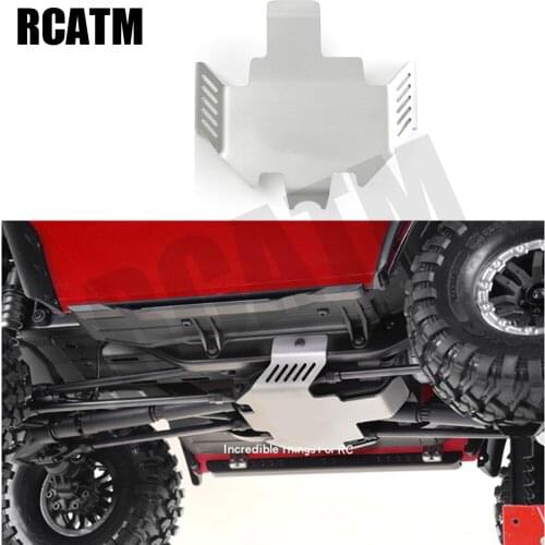 Stainless Steel Armor Plate Chassis Modification for 1/10 RC Crawler Car Traxas TRX4
