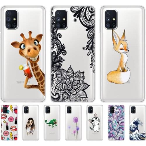 For Samsung M51 Case 6.7" Tpu Soft Silicon Back Phone Cover For Samsung Galaxy M51 GalaxyM51 M 51 m515f Case Funda coque
