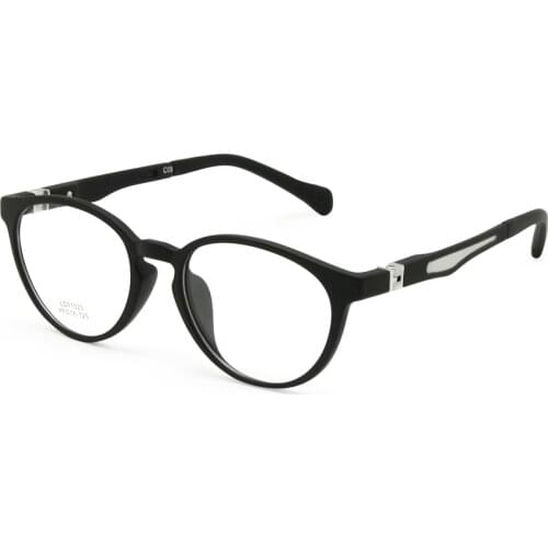 Girls' Optical Frame with Spring Hinge Size 48mm, TR90 Bendable Boys' Eyeglasses, Kids Durable Safe Glasses Frame