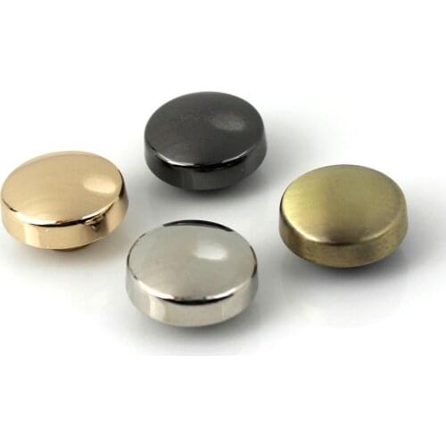 4pcs Metal Round Screw Back Rivets Studs Nail Stud for Garment Leather Craft Belt Bag Wallet Decoration Hardware 16mm