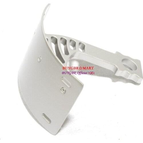 Chrome Motorcycle Side Mount License Plate Holder Curved Tag Bracket For Honda CBR 600RR 2005-2012 CBR 1000RR 2004-2013 BUYGBR