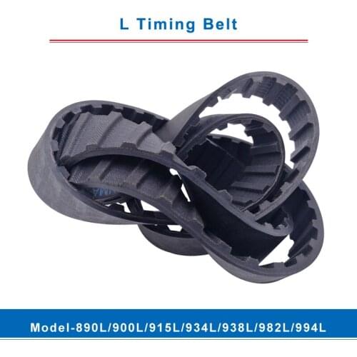 L timing belt trapezoid teeth model-890L/900L/915L/934L/938L/982L/994L/1028Ltransmission belt width 20/25mm for L timing pulley