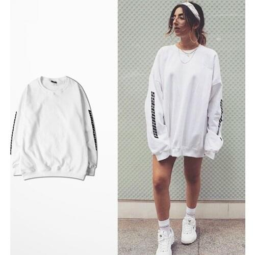 Fashion Design High Street Retro Sweatshirt 2019 High Quality Skateboard Hip Hop Letter Print Sweatshirts Men