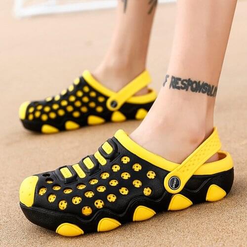 Mens Slip On Garden Mules Clogs Shoes Sports Sandals Beach Water Slippers Shoes Plus Size Match Colors 2021 New Arrival