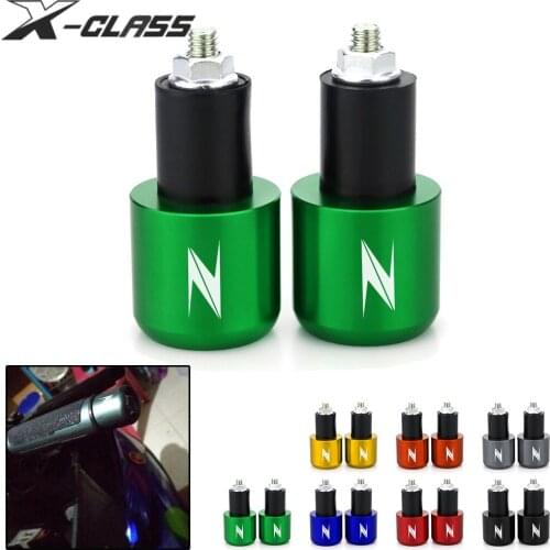 Motorcycle Handlebar Ends Hand Grips Bar Plugs Sliders Accessories for Kawasaki Z400 Z250 Z300 Z650 Z750 Z800 Z900 RS Z1000 SX