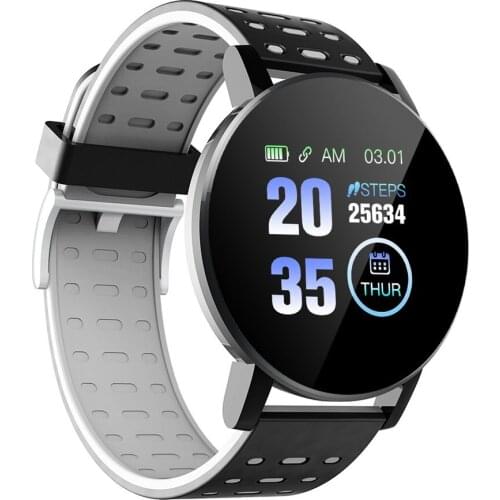 New Smart Watch 119Plus Fitness Tracker Smart Wristband Heart Rate Monitoring Smart Watch For Women And Men