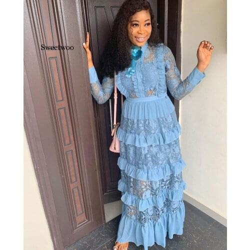 Autumn Lace Up Princess Wind Elegant Night Club Sexy Slim Young Dress 2020 New Design Long Sleeve dress Women Dress