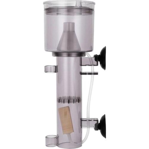 600/800 L/H Plastic Aquarium Marine Fish Coral Tank Internal Hang On Air Driven Protein Skimmer With Wood Air Stone Tubing