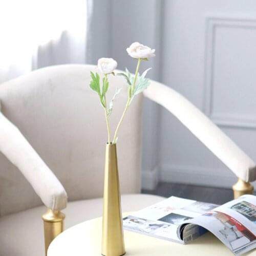 Retro Iron artificial flower VINTAGE desktop Vase Metal Plant Holder stand Modern Home Decor Nordic Kitchen Decoration Gift