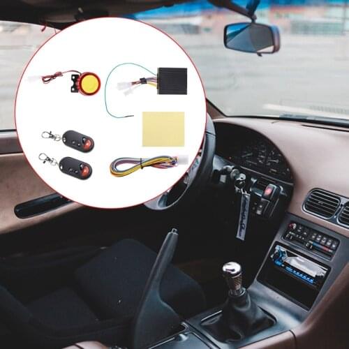 T3ED Bike Motorcycle Security Alarm System Immobiliser Remote Control Engine Start