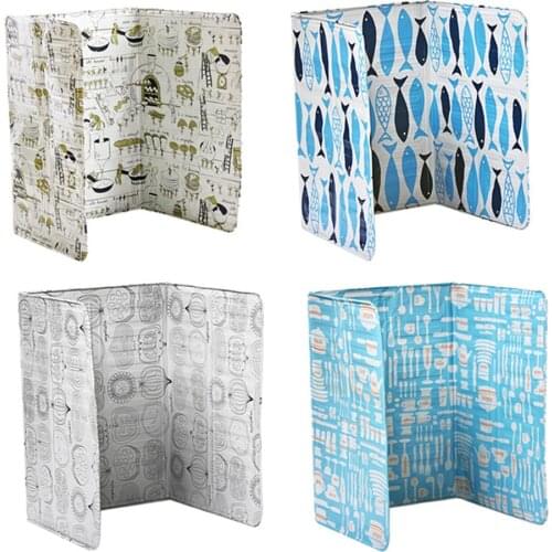 Baffle Plate Board Gas Stove Folding Foil Oil Splash Aluminium Kitchen Gadget Screen Foldable Anti Splatter Shield Guard