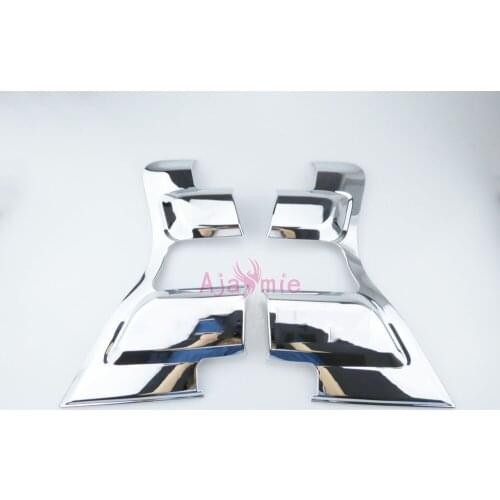 For Toyota Land Cruiser 150 Prado FJ150 2014-2017 Taillight Cover Rear Light Overlay Trim Chrome Car-Styling Prado Accessories