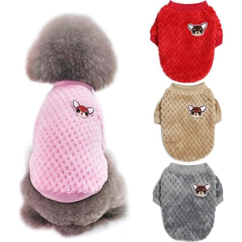 Sweet Pet Dog Sweater for Small Medium Dogs Winter Cotton Pullover Coat Puppy Chihuahua Clothes Shih Tzu Sweatshirt Mascotas