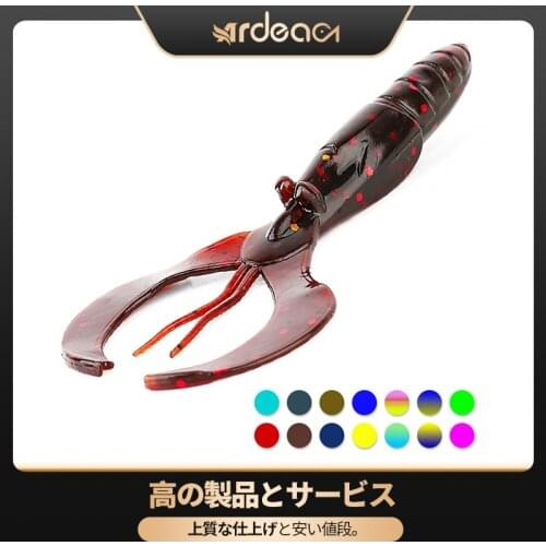 10pcs Crazy Craws Shrimp Soft Bait 3.3g 75mm Lizards Lobster Fishing Bait Bass Carp Pesca Fishing Lure