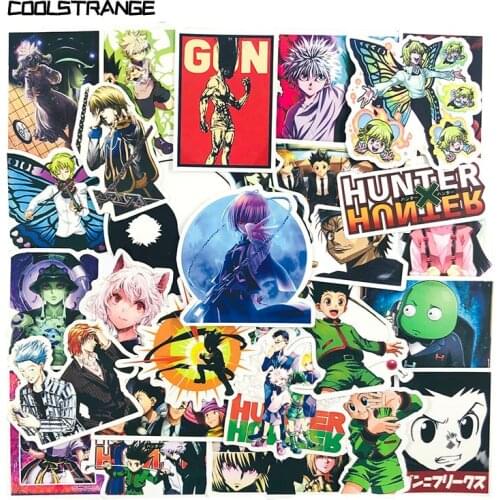 100Pcs/Pack HUNTER X HUNTER Stickers For Motorcycle Skateboard Bicycle Luggage Laptop Suitcase Guitar Car Helmet Stickers