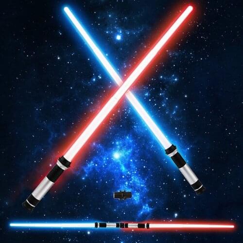 2pcs Lightsaber Toys For Children Saber Oyuncak Luminous Jedi Sabre Laser Sword Light Up Led Flashing Lightstick Glow In Dark