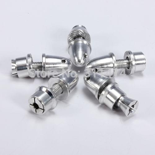 5pcs 4.0mm RC Aluminum Prop Propeller Adapter Holder Bullet 4mm Motor Axle Hole to 6mm Prop Shaft For XXD A2217 Brushless Motor