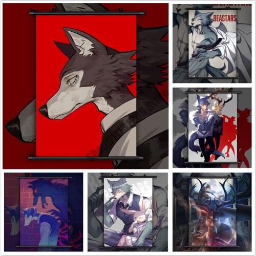 Full Round/Square Diamond Painting BEASTARS Legosi Anime Cross Stitch Kits Mosaic Diamond Embroidery Christmas Room Decor