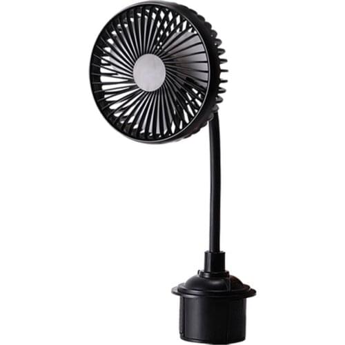 5V Car Cooling Fan Automobile Fan Snap-on Design with USB Powered 3-Speed Fan Portable Electric Large Wind Single Head Fan