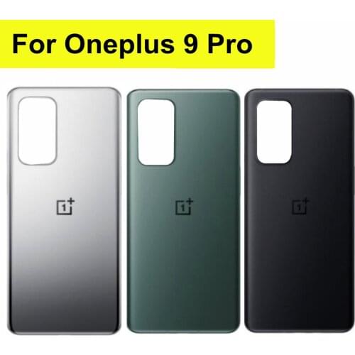 6.7" For Oneplus 9 pro Back Glass Rear Housing Cover Replacement 1+9 pro Back Door Battery Case for Oneplus 9 Pro Battery Cover