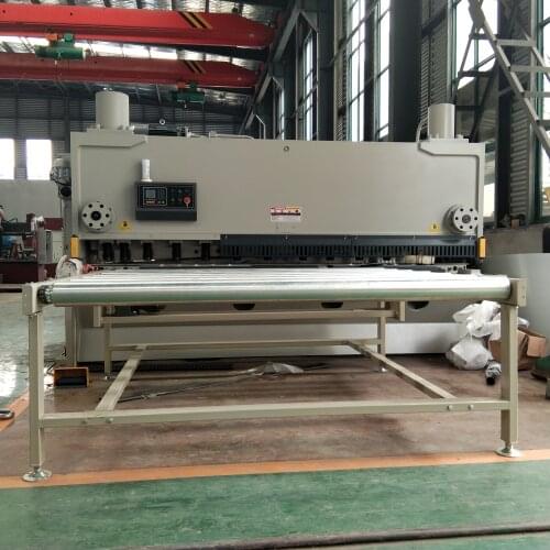 16x3200mm E21S Hydraulic Shearing Machine with CNC Feeder for Sheet Metal Cutting