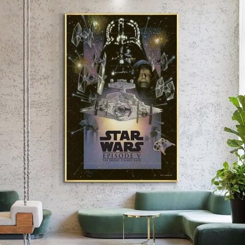 Star Wars Movie Home Decor Canvas Paintings Jedi Warrior Poster and Print Wall Art Picture Restaurant Room Decoration Cuadros