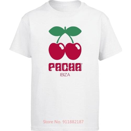 Pacha Ibiza House Cool Dance Space Privilege White Island Unisex T Shirt men white tshirt summer tee-shirt men clothing